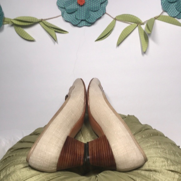 ORVIS Ivory linen pumps - Picture 4 of 8